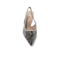 Betsey Johnson SB-Clark Leopard - Rhinestone Pumps Woman MA-811 Beige