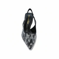 Betsey Johnson SB-Clark Leopard - Rhinestone Pumps Woman MA-811 Black
