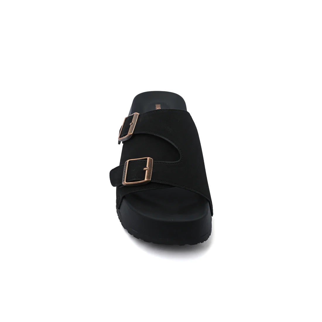 Birkenstock Zürich Suede Leather Buckle Detailed Woman TN-206 Black