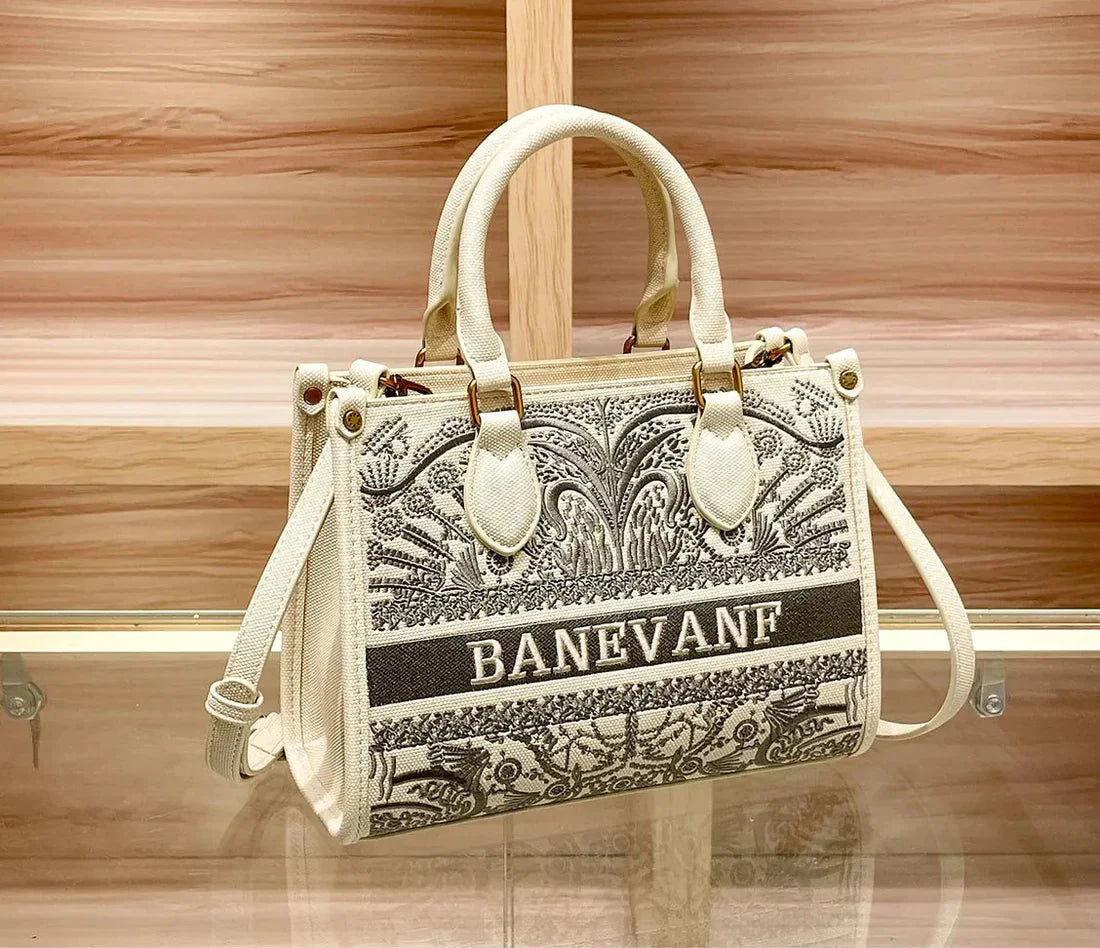 Banevanf Bag Woman High Quality Design 8782 Beige