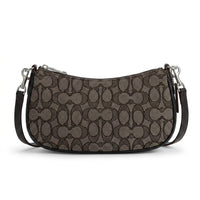 Coach - Ashton Bag In Signature Denim Length 12 cm - Width 24 cm Mirorr Women C076 Coffee