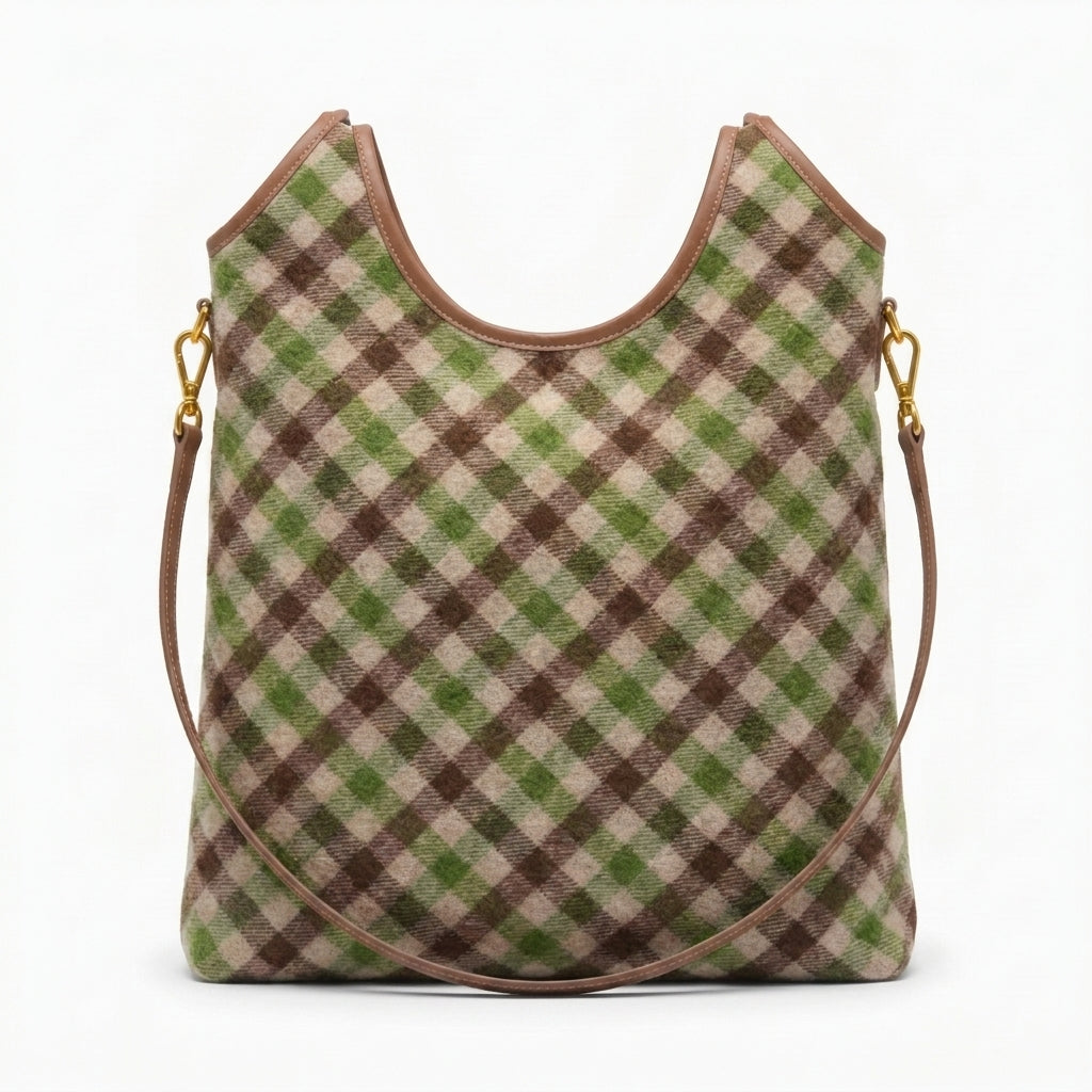 Miu Miu Ivy canvas and leather bag for Women Mirror Length 40 cm - Width 32 cm 2582 Brown