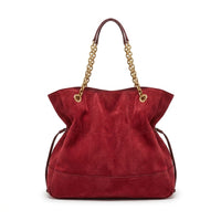 Saint Laurent Jamie shopping Leather Length 33 cm - Width 15 cm Shoulder Bag Mirror For Women 809824 Burgundy