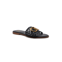 Valentino Garavani Vlogo Signature Slides Nero Flats 3115 Black