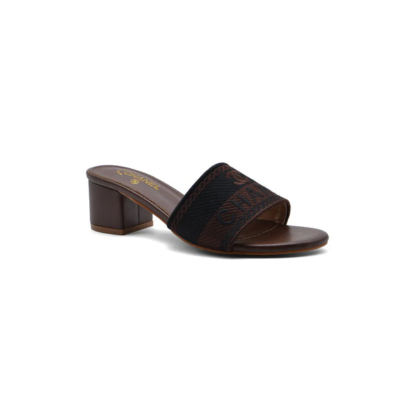 Chanel SS 2001 Embroidered Logo Mule VSP Woman 2127-1 Brown