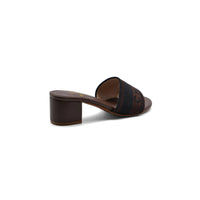 Chanel SS 2001 Embroidered Logo Mule VSP Woman 2127-1 Brown