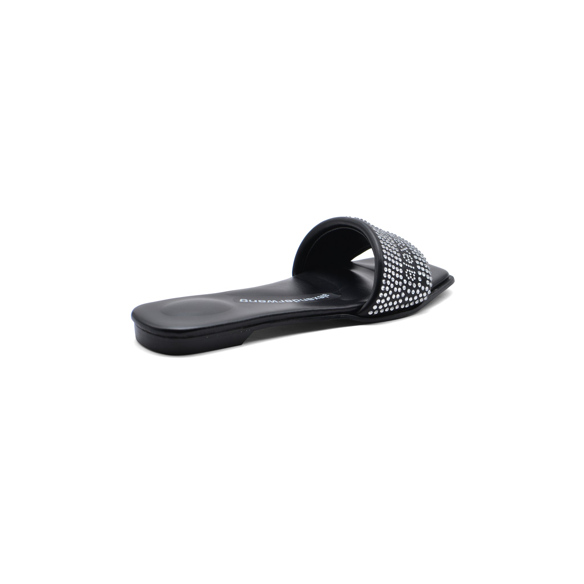 Alexander Wang Vy Crystal Embellished Slide Sandal Women 2025-6 Black