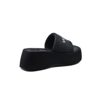 Alexander Wang Slippers High Sole Comfortable Open Back Woman 2907-3 Black