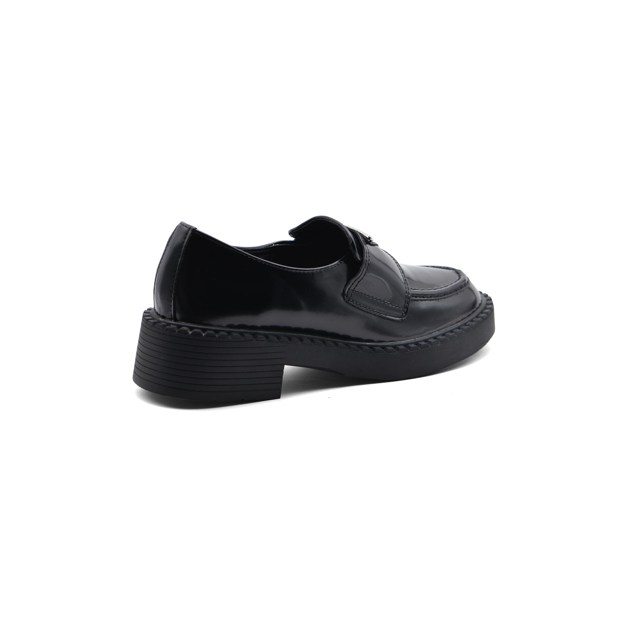 Prada Brushed Spazzolato Leather Loafers Woman 868 Black