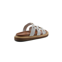 Celine Tippi Leather Leather Sandal Woman H001 White