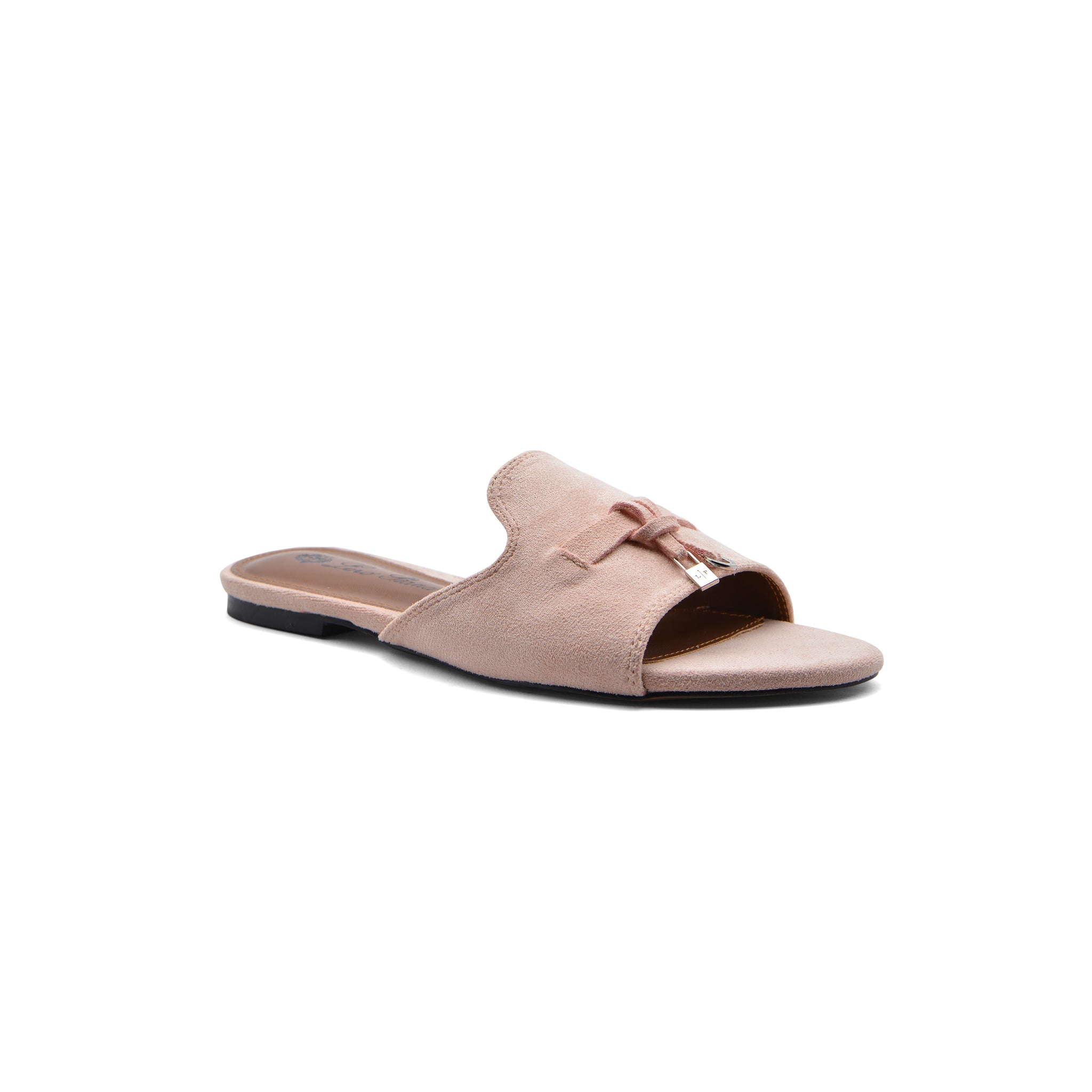 Loro Piana Summer Charms suede sandals Woman VR-9 pink