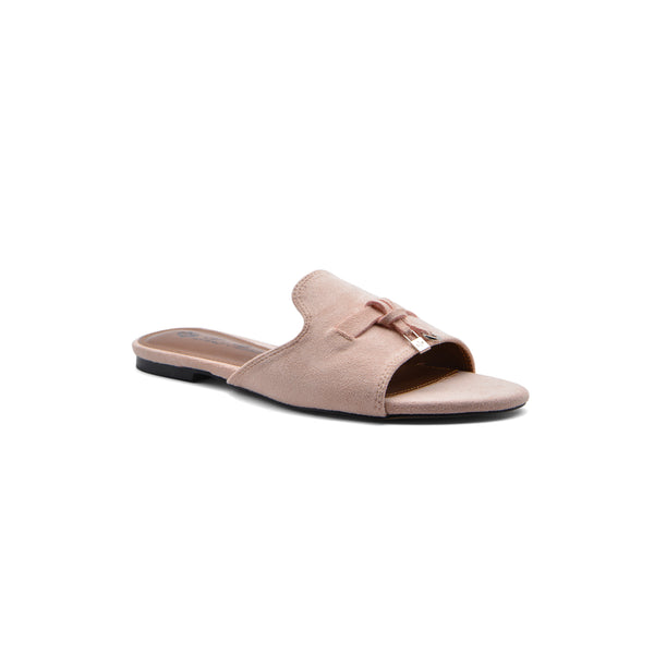 Loro Piana Summer Charms suede sandals Woman VR-9 pink