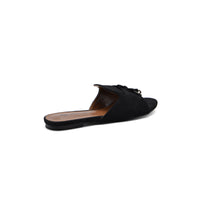 Loro Piana Summer Charms suede sandals Woman VR-9 Black