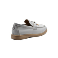 Loro Piana Suede Summer Charms Walk Loafers Woman VR-LA White