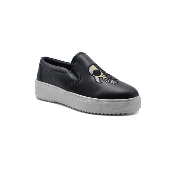 KUPSOLE Karl Leather slip-ons Ikonic Karl Lagerfeld 2546-1 Black