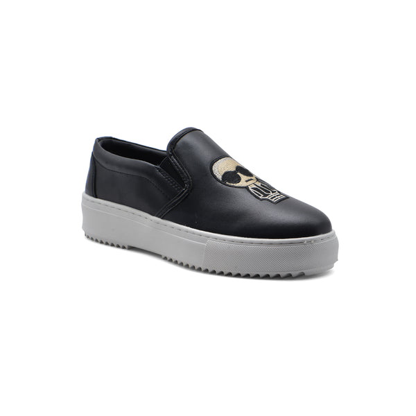 KUPSOLE Karl Leather slip-ons Ikonic Karl Lagerfeld 2546-3 Black