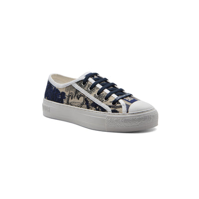 Dior Women Toile de Jouy Oblique Sneakers Woman 112-3 Navy