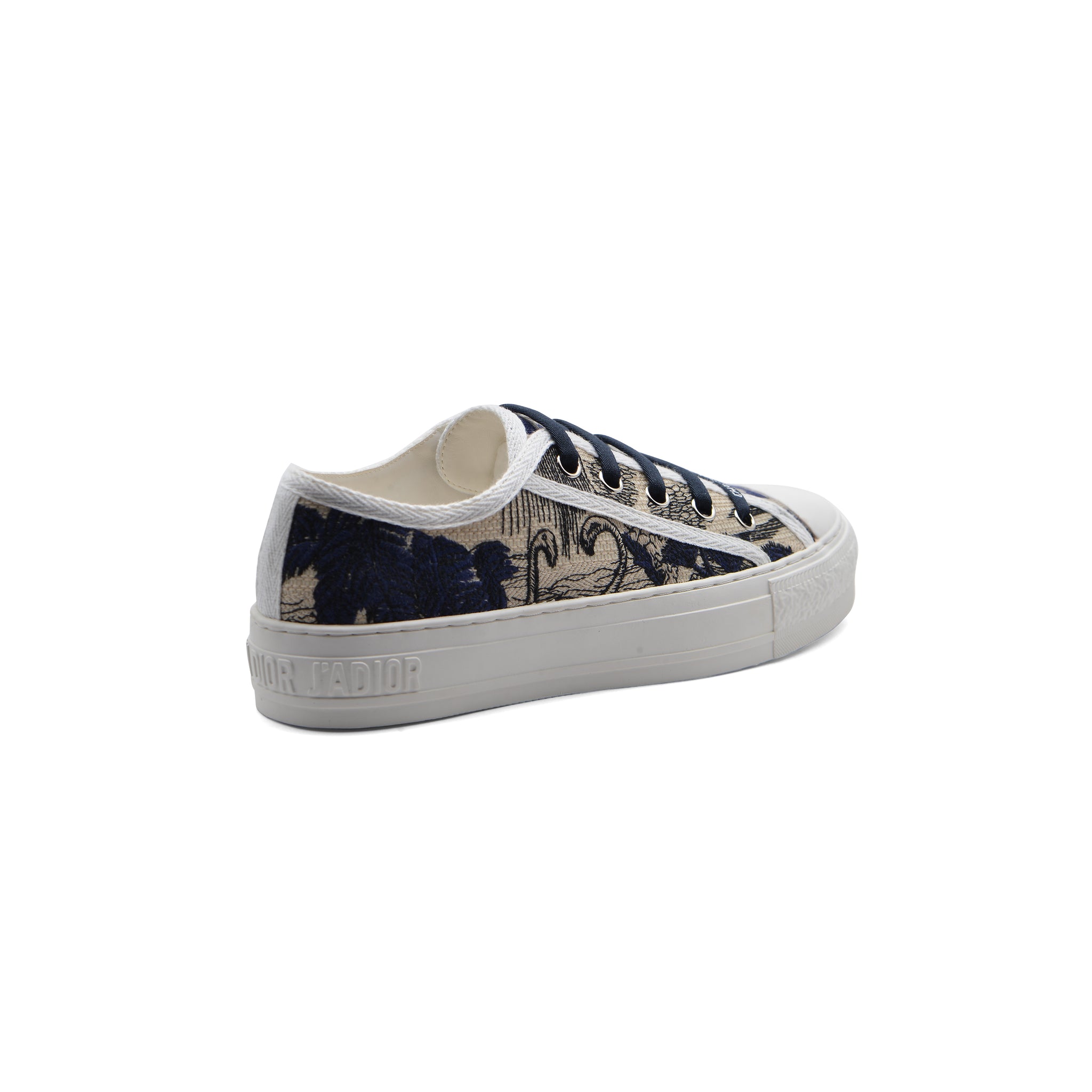 Dior Women Toile de Jouy Oblique Sneakers Woman 112-3 Navy