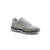 Chanel Fabric Suede Calfskin Quilted CC Sneakers Woman 6699-3 White