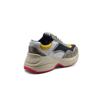 Gucci Supreme Monogram Mix Rhyton Sneakers Woman 20188-1 Beige&Yellow