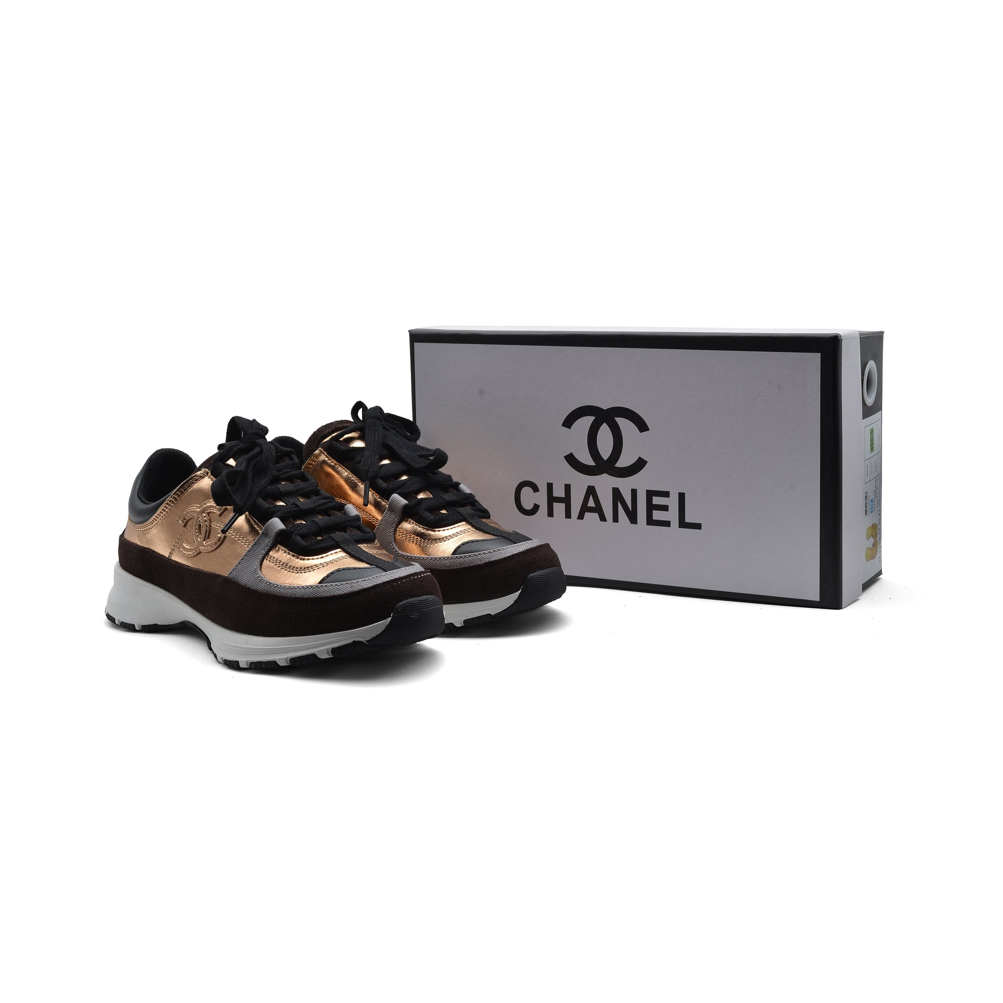 Chanel Platform Sneakers Woman 1261 Brown