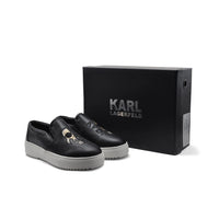 KUPSOLE Karl Leather slip-ons Ikonic Karl Lagerfeld 2546-1 Black