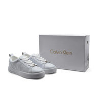 Calvin Klein Danya Cow Silk Platinum Sneakers Woman 9116 White