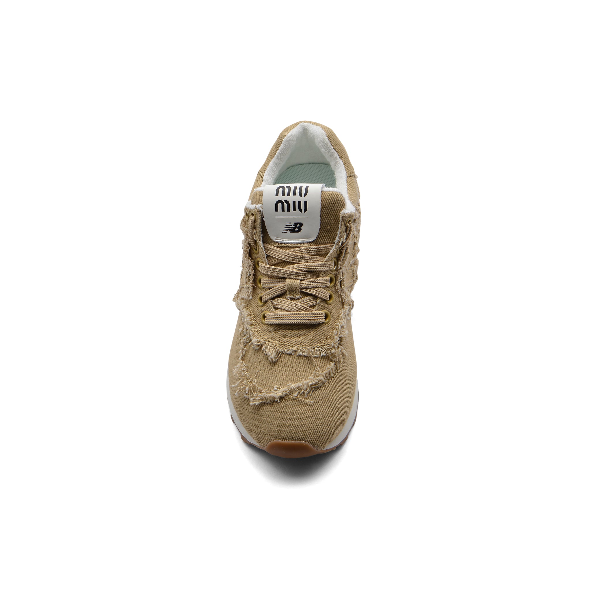 New Balance X Miu Miu 574 Denim Sneakers Woman 45A802 Beige