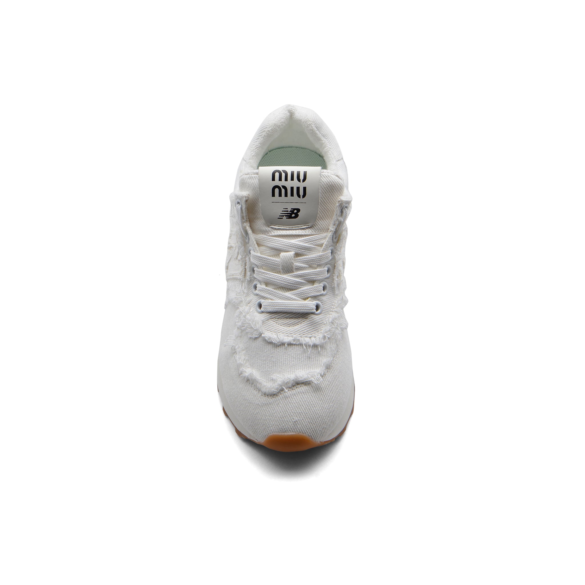 New Balance X Miu Miu 574 Denim Sneakers Woman 45A802 White