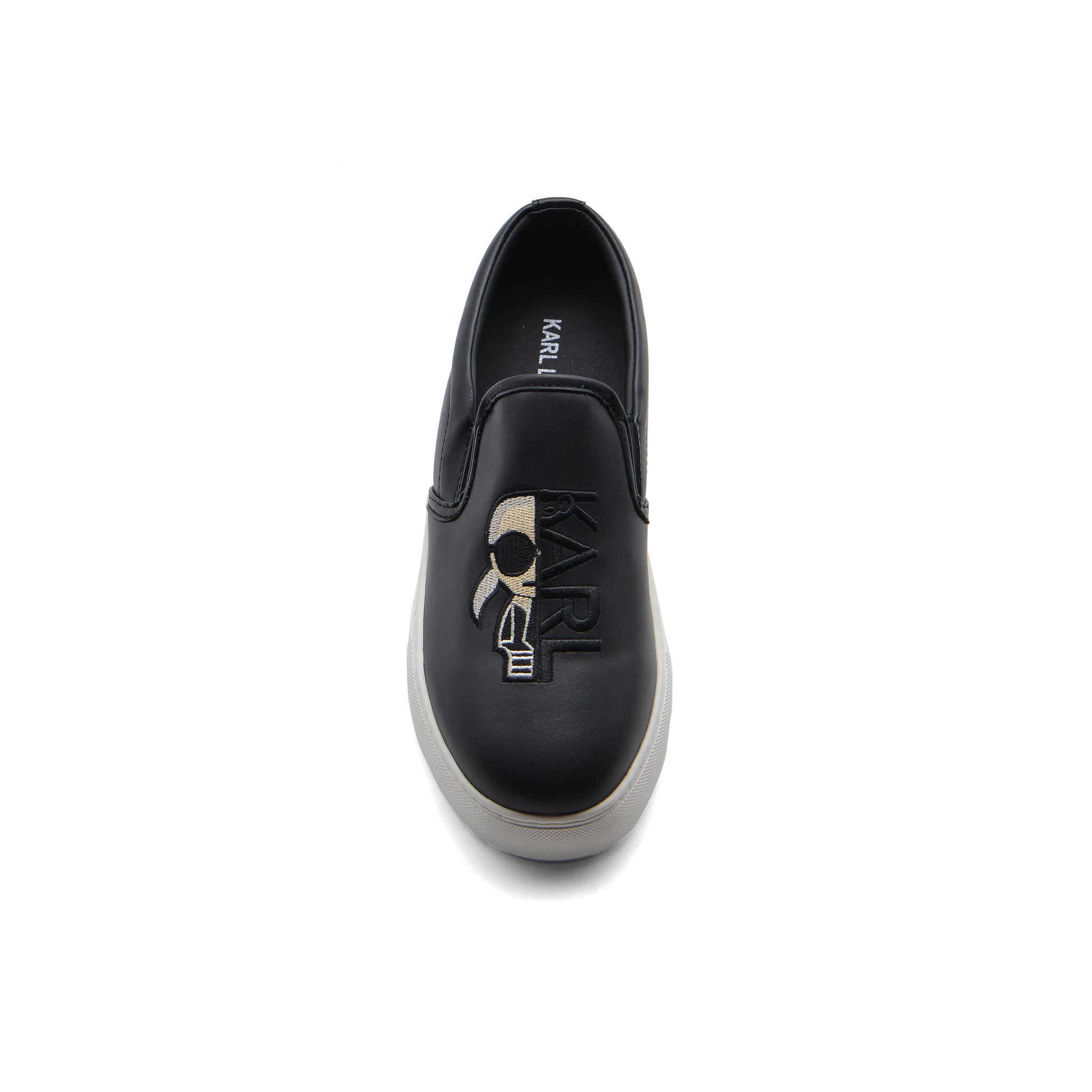 KUPSOLE Karl Leather slip-ons Ikonic Karl Lagerfeld 2546-1 Black