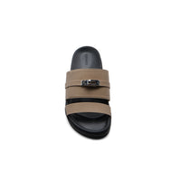 Hermes Jackson Sandals Designer Fumé Vivent Sliders Woman H8006-3 Khaki