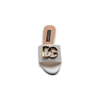 Dolce&Gabbana Loved DG logo flat sandals for Woman 1892 White