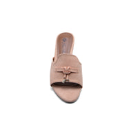 Loro Piana Summer Charms suede sandals Woman VR-9 pink