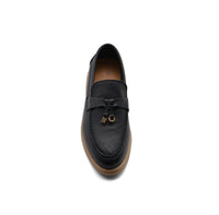 Loro Piana Suede Summer Charms Walk Loafers Woman VR-LA Black