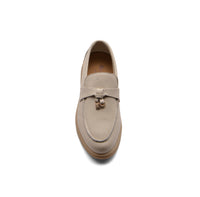 Loro Piana Suede Summer Charms Walk Loafers Woman VR-LA Beige