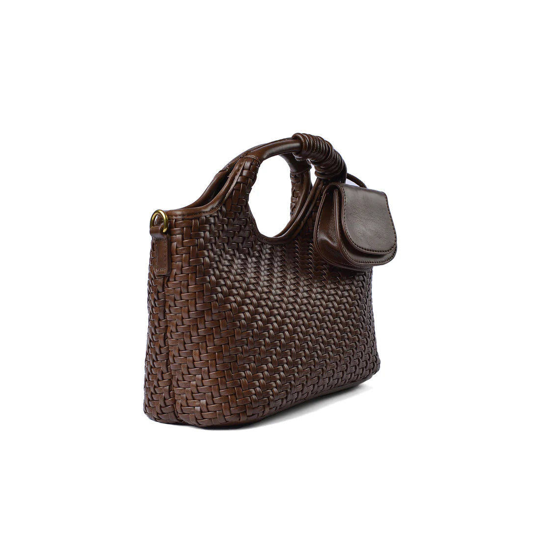 KUART Braided Tote Bag Quality for Every Style 8851 Brown
