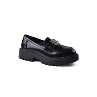 Dior Monolith Leather Loafers High Heels Woman TN-178 Black