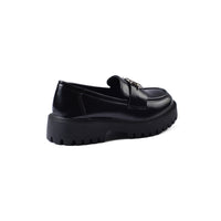 Dior Monolith Leather Loafers High Heels Woman TN-178 Black