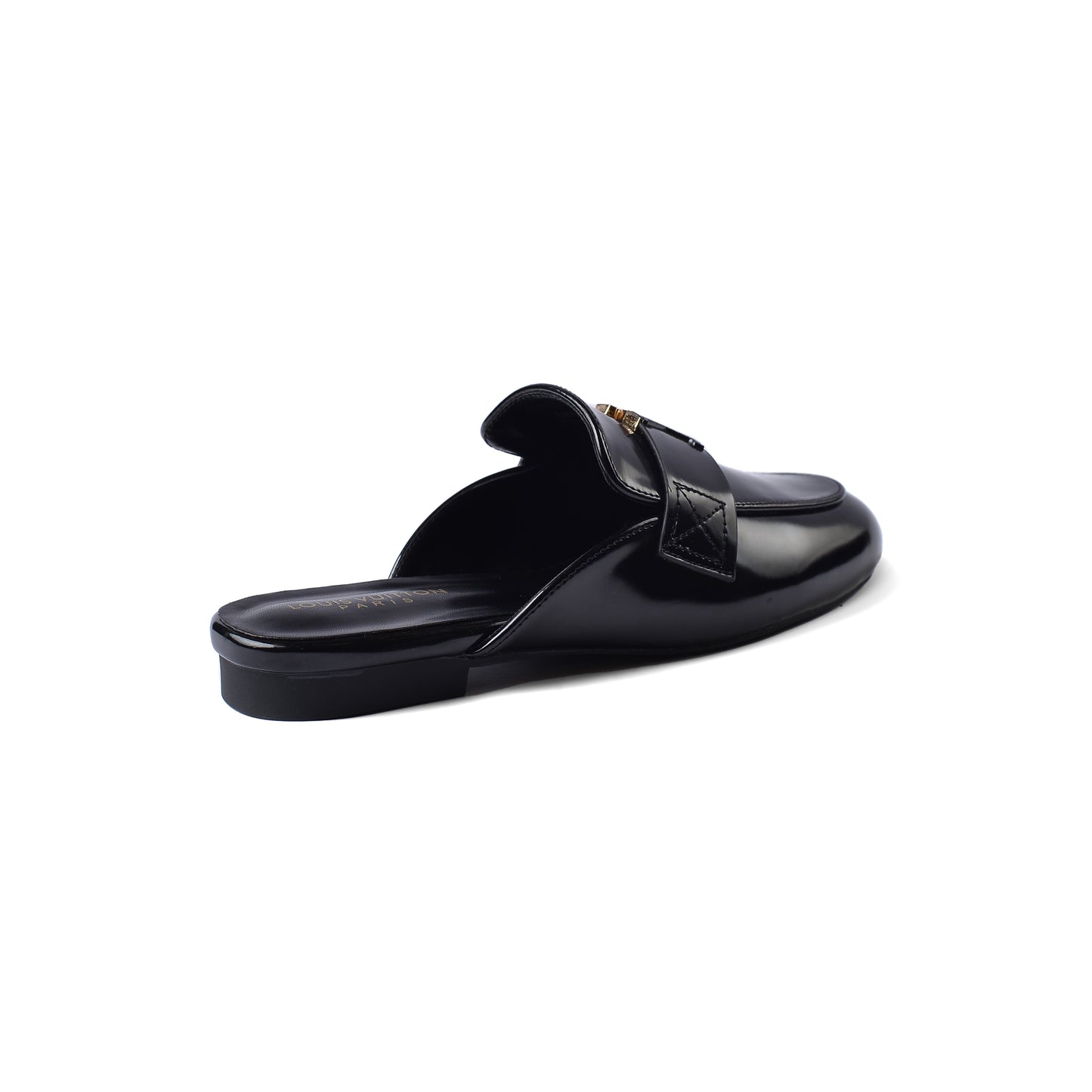 Louis Vuitton Mare Open Back Loafer - Luxury Woman TN-155 Black