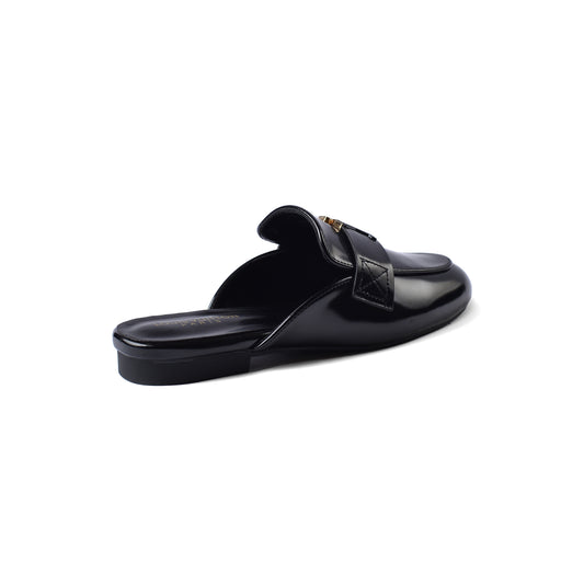 Louis Vuitton Mare Open Back Loafer - Luxury Woman TN-155 Black