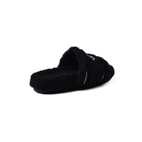 Chanel Flat Open Back Loafer Slipper Luxury Woman LQ20-16 Black