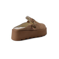 Miu Miu Open Back Loafer Suede Slipper Luxury Woman MA-923 Beige