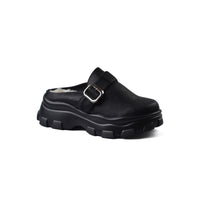 Louis Vuitton Slipper Double Open Back Loafer Luxury Woman VI-170 Black