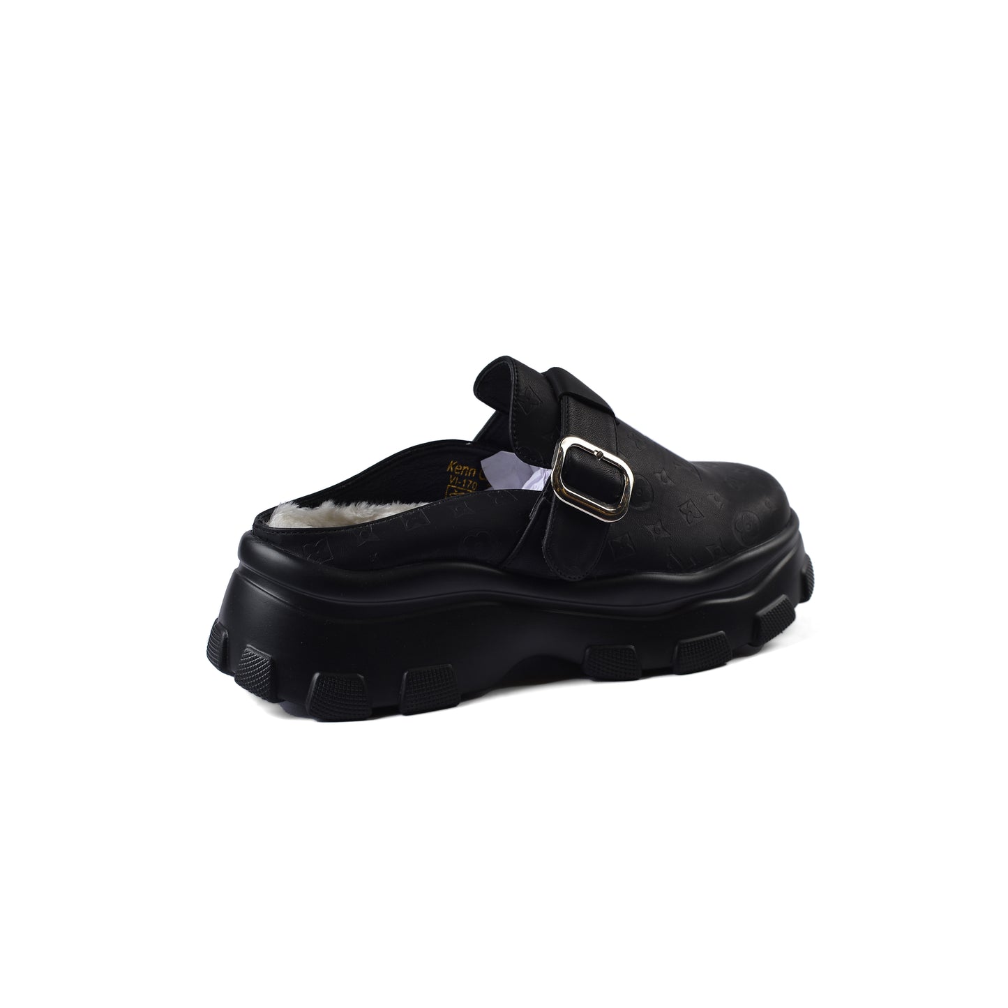 Louis Vuitton Slipper Double Open Back Loafer Luxury Woman VI-170 Black