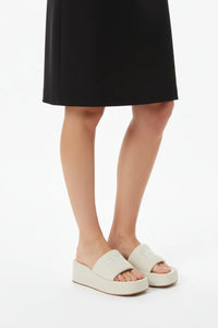 Miu Miu Style Platform Slide Sandals Woman 2015-23 Off-White
