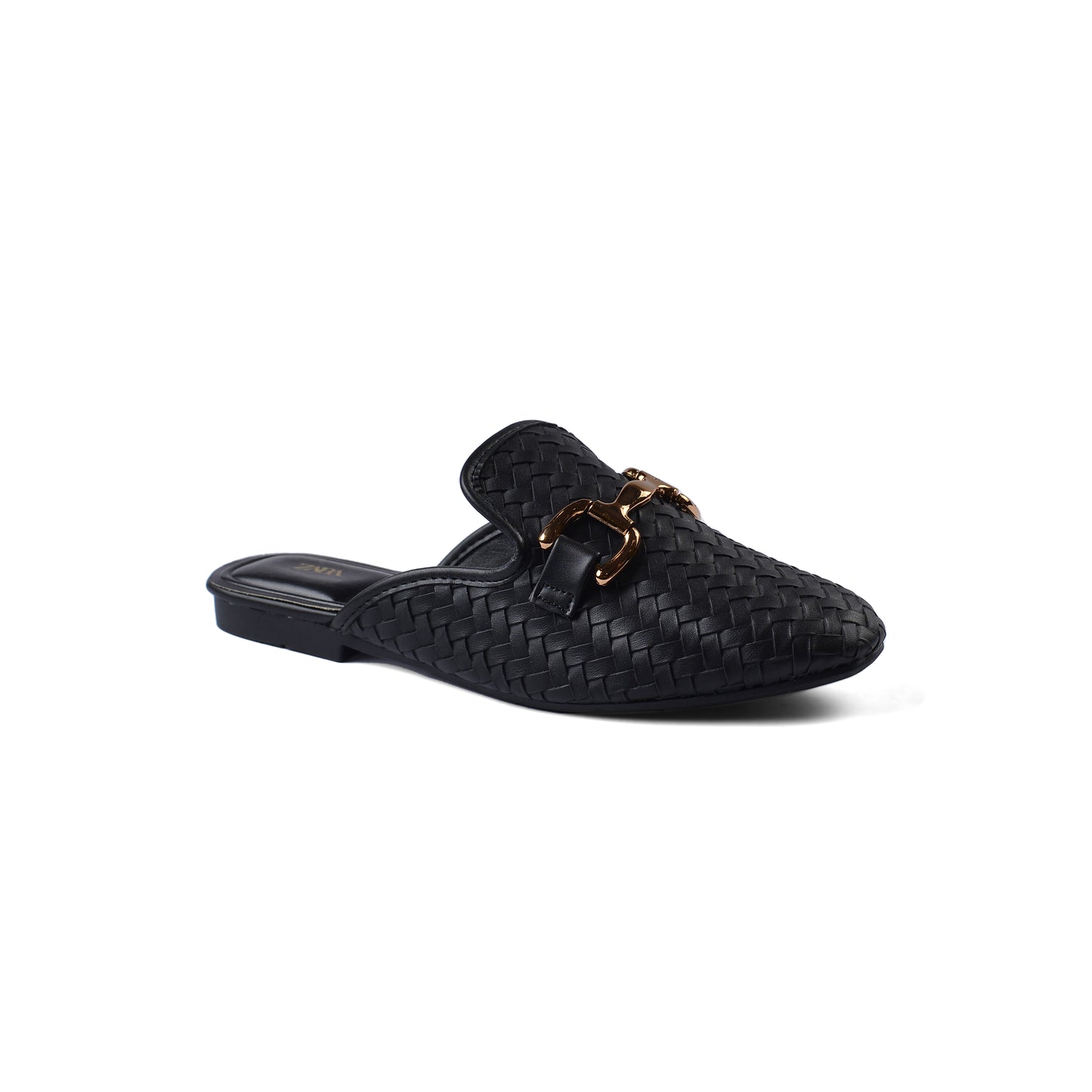 Zara Mare Open Back Loafer Suede Luxury Woman TN-161 Black