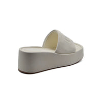 Miu Miu Style Platform Slide Sandals Woman 2015-23 Off-White
