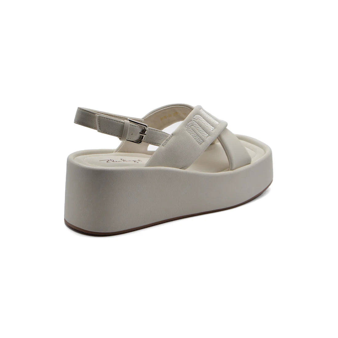 Miu Miu Style Platform Slide Sandals With buckle Woman 2015-20 Beige