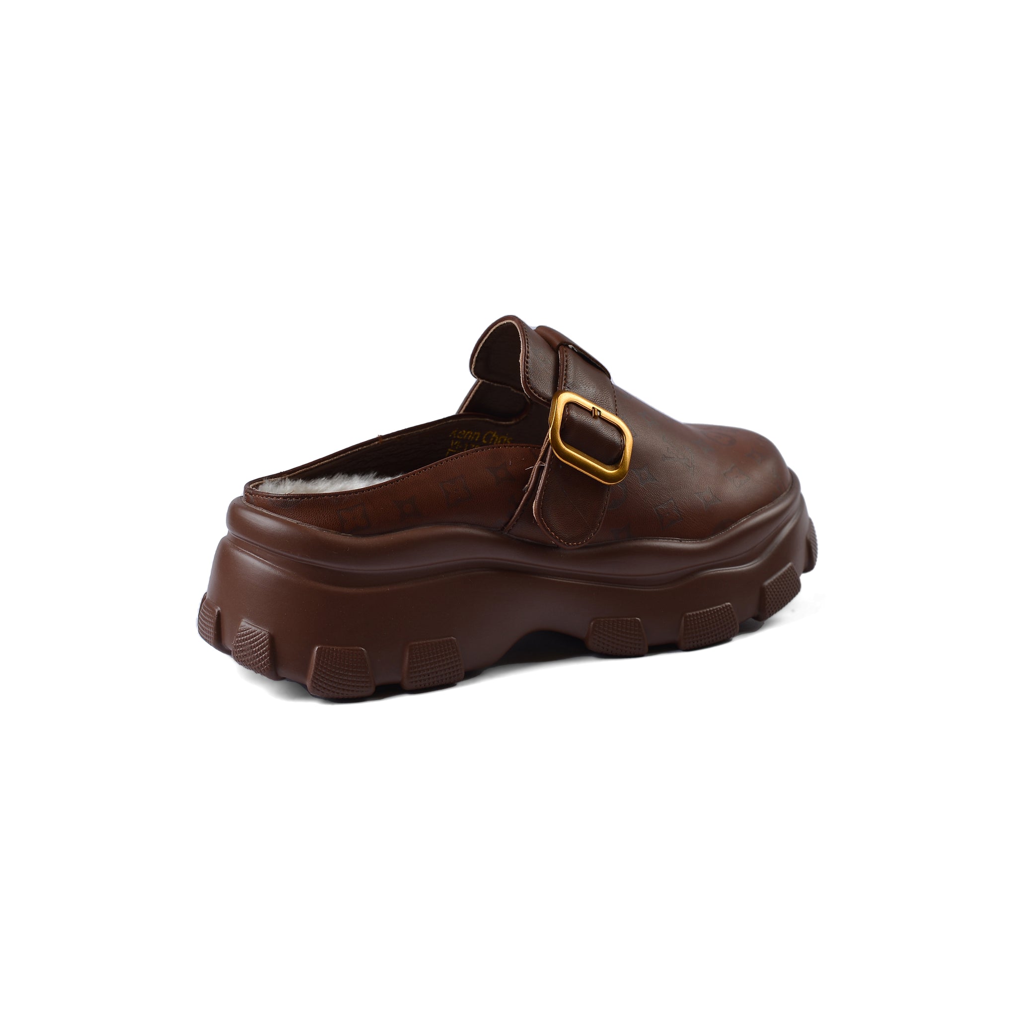Louis Vuitton Slipper Double Open Back Loafer Luxury Woman VI-170 Brown