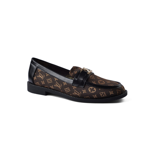 Louis Vuitton Major Loafer Basse Mocassini Shoes Woman VI-182 Coffee